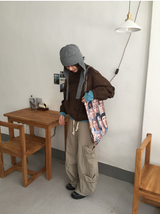 ラロアコットンカーゴワイドパンツ（3c）