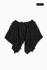Angel unbalanced skirt