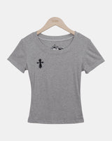 キホ クロスレース ショートスリーブ Tシャツ