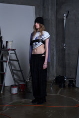 VELOUR PANTS - BLACK