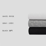 [Unisex] Crop printing hood t-shirts(3color)