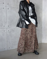 Glossy Leather Safari Half Jacket