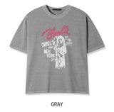 Bello Crop Print Short Sleeve T-shirt