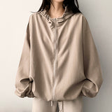 Burve string hooded jumper