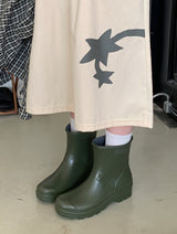 Yuhin Middle Color Rain Boots