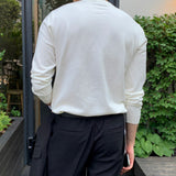 LMN パフセミオーバーサイズフィットデイリーラウンドニット (9 colors)