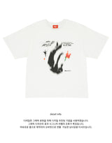 ファーリングフラワー O/W オーバーフィットTシャツ