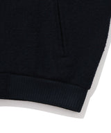 Bouclé Stadium Jacket Navy