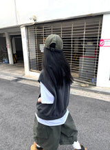 Leo Pigment Hooded Two-Way Vest