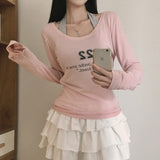 [MADE] ナード,シースルー レタリング Tシャツ