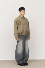 Offer Curved Washed Denim