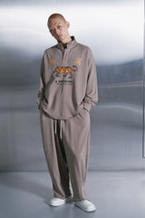 MU-WI PIN-KNIT COLLAR-TEE (Beige)