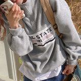オハイオ カラーリング ハーフジップアップ フリース スウェット Tシャツ