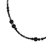 [LAN ARCHIVE] Black Glass Stone Necklace