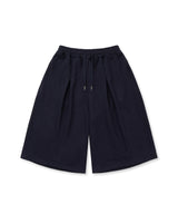 Star Lettering Patch Bermuda Sweat Pants - Navy