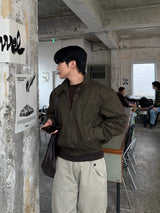 Tension ribbed muscle knitwear