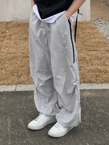 カラーレーションジッパーナイロンパンツ 2C