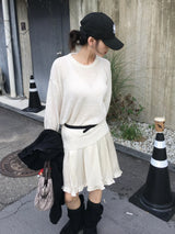 Ropy Alpaca Button Round Knit (9c)