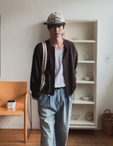 Veil two-tuck wide denim pants