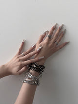 beads multi-strap bracelet (2color)