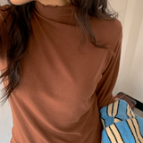Lovmi Wave Half-Turtleneck T-Shirt 