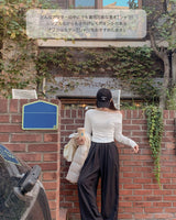 【MADE】Off shoulder t-shirt