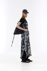 BOHEMIAN ONE-PIECE / BLACK