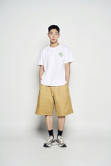 25SS ブロックピクセルロゴショートスリーブTシャツ ホワイト