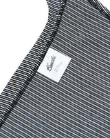 Stripe Wrap SHORT SKIRT (BLACK) WOMENS