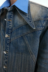 Layered Denim Jacket