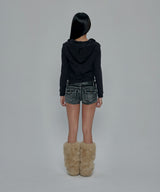 GEM STUD LEATHER BELT_BLACK