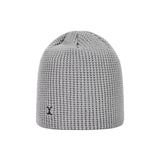 VA Curved Logo Waffle Beanie / Gray