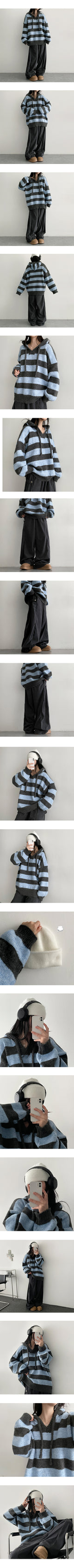 Basson's hooded knitwear