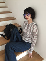 Avon striped hoodie (3color) 