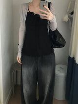 Lua see-through V-neck cardigan (5 colors)
