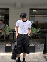 ノアポケットリンガーショートスリーブTシャツ