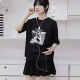 STAR X-RAY OVER FIT SHORT-SLEEVE T-SHIRT_BLACK