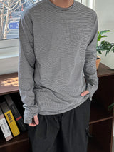 Mary Stripe Layered Warm Tee