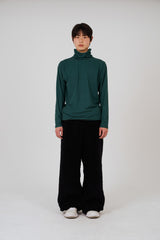 COLOR POP TURTLENECK T-SHIRTS - GREEN