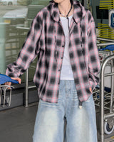 Plan check hood shirt