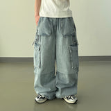 Den Strap Wide Cargo Denim