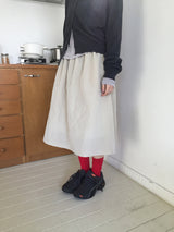 Drizzle midi skirt (2color)