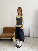 lace point sleeveless top 