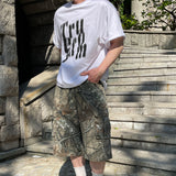 グラフィックブラッシュレタリング半袖Tシャツ