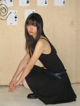 PLEATS MIDI ONE-PIECE (BLACK)