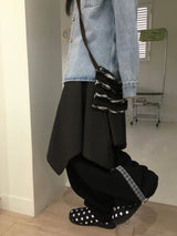 checkered side pants