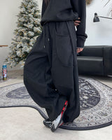 Allen two-pocket brushed banding pants