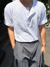 ルアスラブヘンリーネックショートスリーブTシャツ