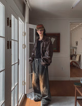 Poco Carpenter Washing Balloon Denim Pants
