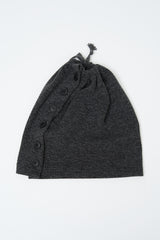 (W) Turtle Button Beanie
